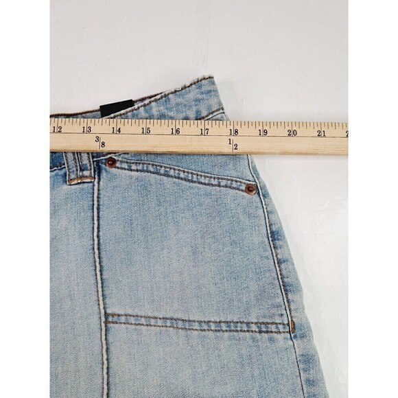 LANE Bryant Venezia White Denim Shorts Light Wash Womens 16 NWT - Picture 4 of 5